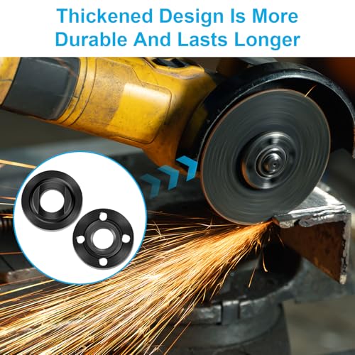 Image of 7PCS Angle Grinder Nut Wrench Kit, 5 /8-11 Flange Metal Lock Nut | Compatible with for DeWalt Milwaukee Metabo Bosch Ryobi Black & Decker 4.5 inch 5 inch Grinder Parts