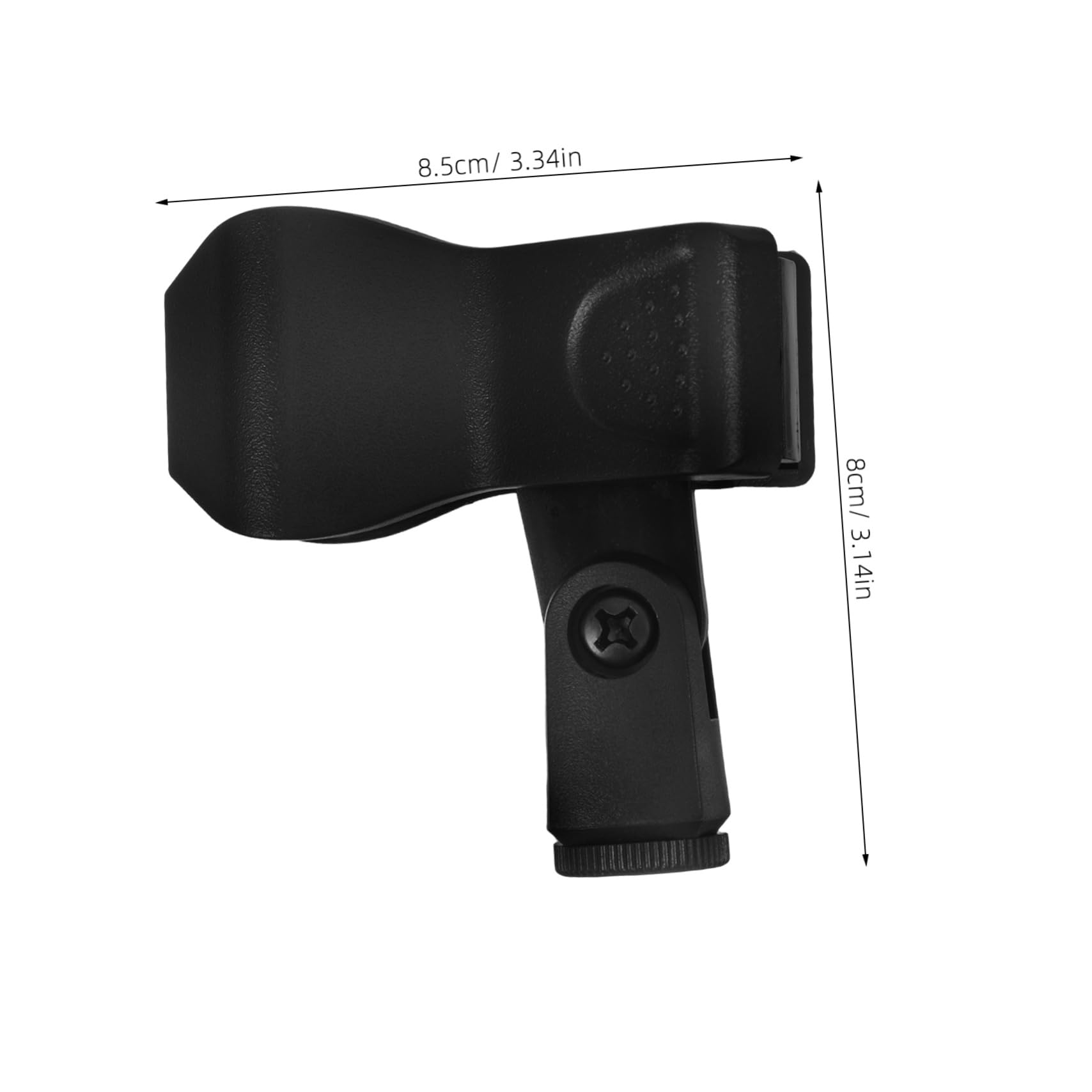 CIYODO 3pcs Lightweight Microphone Clip Holder Secure Clamp for Mic Stand for Musicians Podcasters and Live Performances Noise Reduction Design for Audio Output