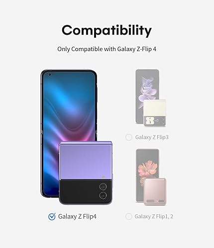 Miniatura 6 de GOOSPERY Funda tipo cartera con anillo para tarjeta compatible con Galaxy Z Flip 4, tarjetero y bolsillo de almacenamiento de piel sintética de alta