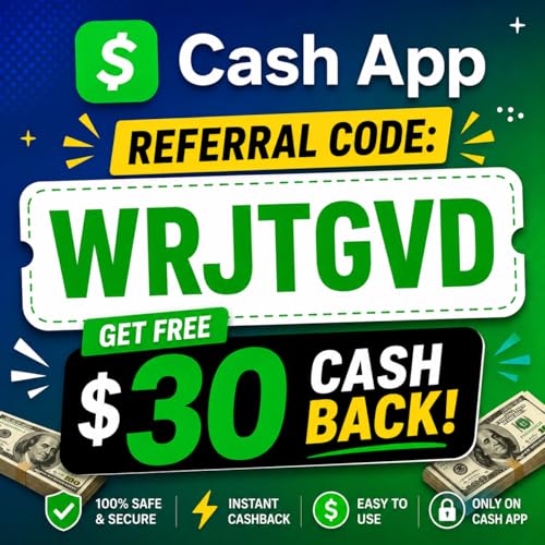💰 Best Cash App Referral Bonus WRJTGVD &ndash; Get $30 Free Titelbild