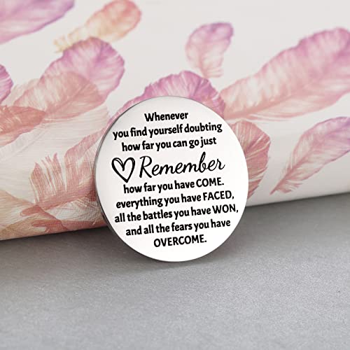 Mixjoy Little Pocket Hug Keepsake Long Distance Gifts, Encouragement Cancer Survivor Recovery Celebrate Sobriety Gifts For Women, Thinking Of You Token, Double Sided #TOP4