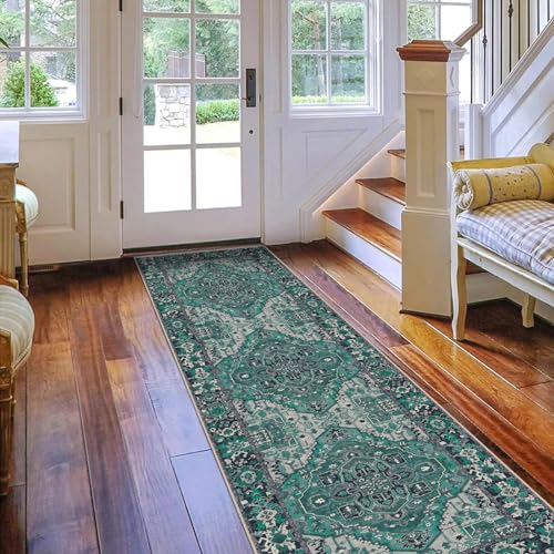 Worxvell Runners For Hallways 2'6"X8' - Washable Runner Rug Kitchen Rugs Non Slip Runner Rugs With Rubber Backing thumb #3