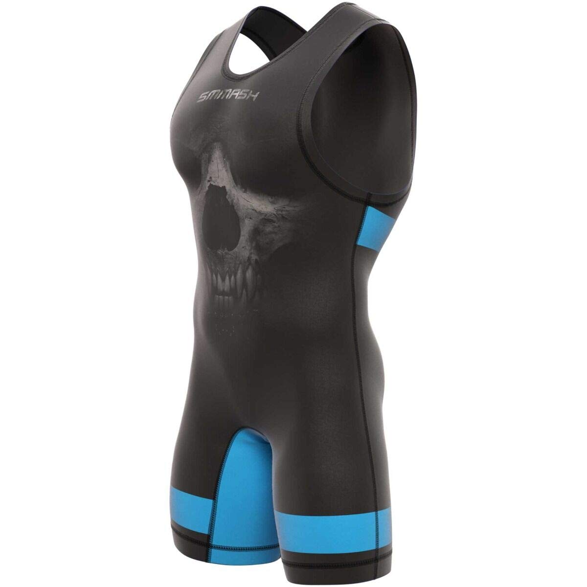 SMMASH Singlet De Lucha Libre Corto Para Hombre Wrestling Traje Atlético Transpirable