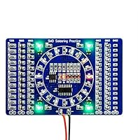 COVVY Rotierende LED SMD NE555 Löten Übungsplatine DIY Kit Fanny Skill Training DIY Kit Elektronische Leiterplatte Modul Anzug