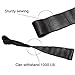 VOFONO 2 PCS Updated Heavy Duty Strong Adjustable Door Limiting Check Strap with Zipper Perfect for Jeep Wrangler Black Pack of 2