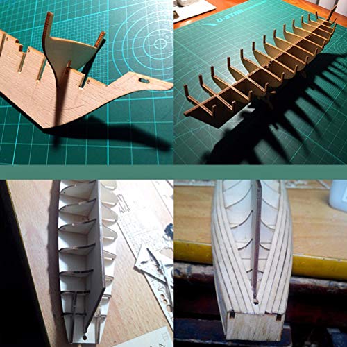 Holz Segelboot Schiff Kit Home DIY Modell Dekoration Boot Geschenke Spielzeug für Kinder – Bild 4