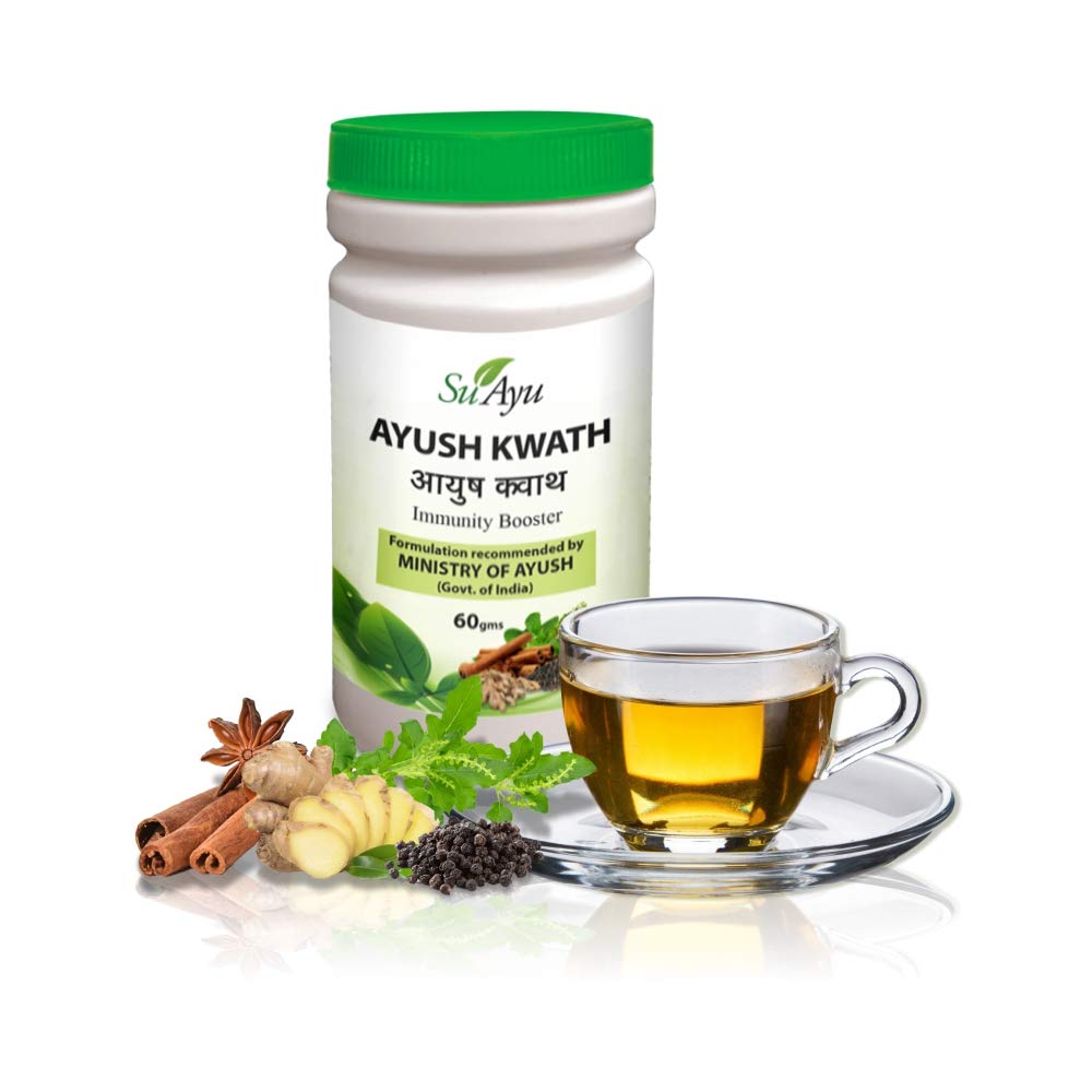 SuAyu Ayush Kwath Immunity Booster for Man, Women & Kids (60 grams)