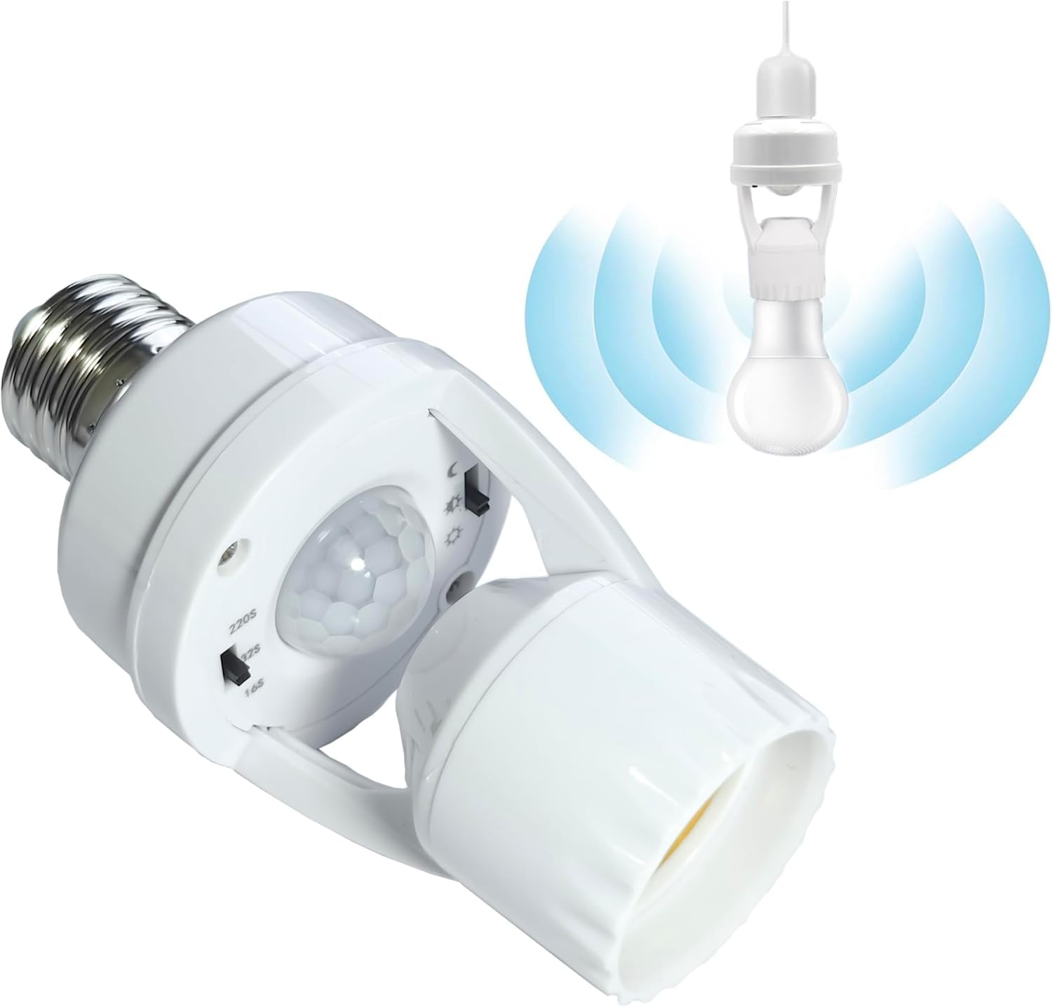 See full amazon price history chart for PROROOP Motion Sensor Light Socket Smart Screw in Light Bulb Outlet Compatible with E26/E27 Motion Activated Light Bulb Holder Adapter Automatic Light Control Storage Room (E27-USE HOLDER ADAPTER) PROROOP Motion Sensor Light Socket Smart Screw in Light Bulb Outlet Compatible with E26/E27 Motion Activated Light Bulb Holder Adapter Automatic Light Control Storage Room (E27-USE HOLDER ADAPTER) (B0DGQBHJ7J) Amazon Price History, Amazon Price Tracker