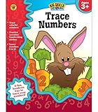 Carson Dellosa Trace Numbers Workbook for Preschool-Kindergarten—Number Tracing Practice Book, Ages 3-5, PreK-Kindergarten, Homeschool, Daycare (32 pgs) (Big Skills for Little Hands®)