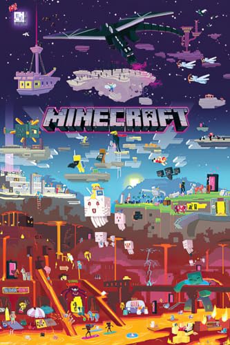  Close Up Poster Minecraft - World Beyond (61cm x 91,5cm)