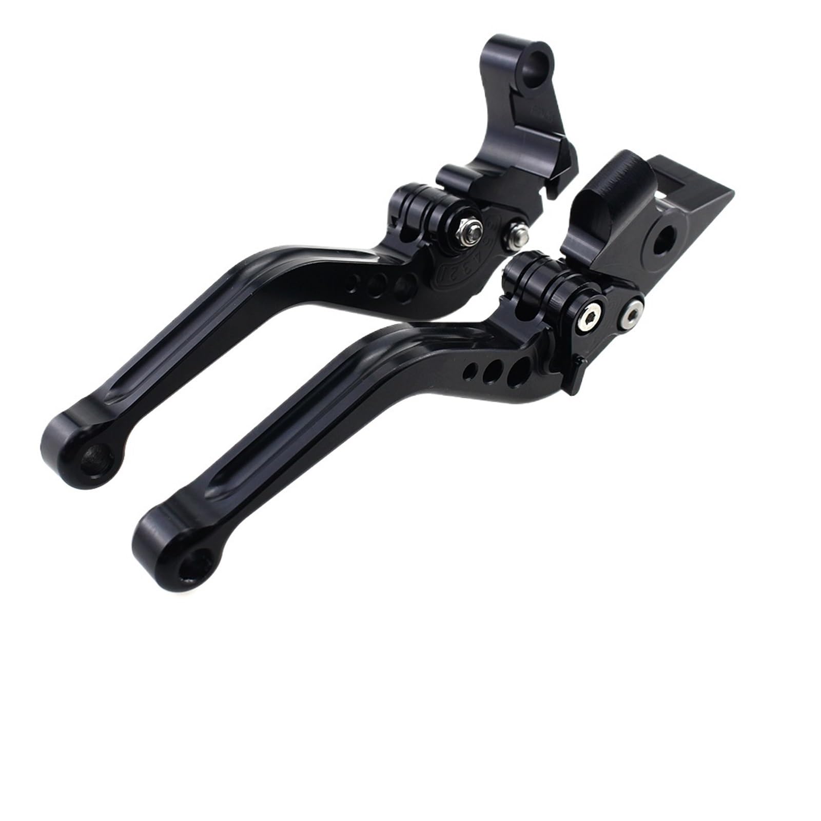 Ktebnwosd Short Black For Ho&Nda Vfr 1200/F 2010-2014 Motorcycle Adjustable Handles Lever Long/Short Brake Clutch Levers Brake Clutchs Levers