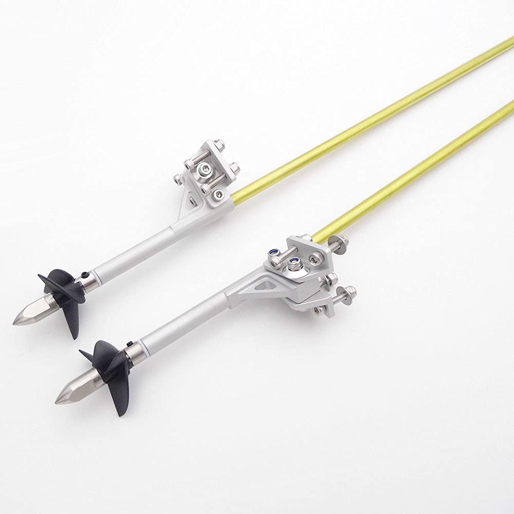 【Części zabawki zdalnego sterowania】 4mm 400mm Elastyczny wałek Prawy lewy napęd Wał napędowy Mocowanie amortyzatora 36mm Śmigło do łodzi RC -Materiały przyjazne dla środowiska (Color : 1set Right Ha