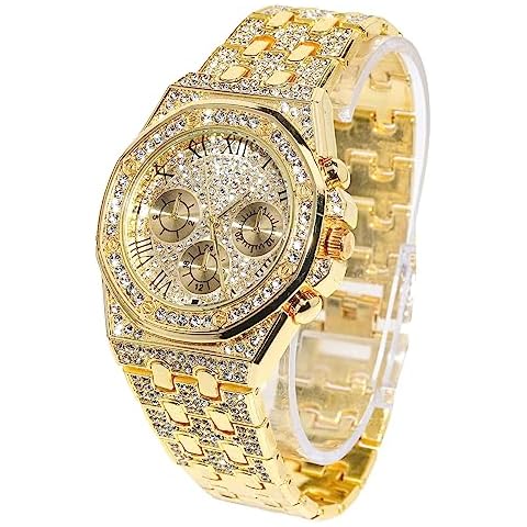 HALUKAKAH 18k Gold Plated Diamond Watch Cover