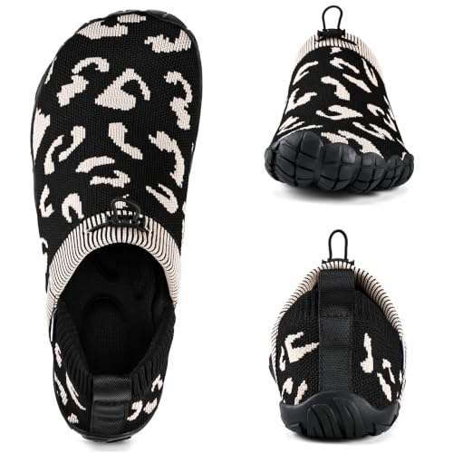 Image of WateLves Barefoot Water Shoes Women Men Beach Breathable Walking Shoes Anti Slip Wide Toe Minimalist Zero Drop Sneakers for Travel Hiking Yoga