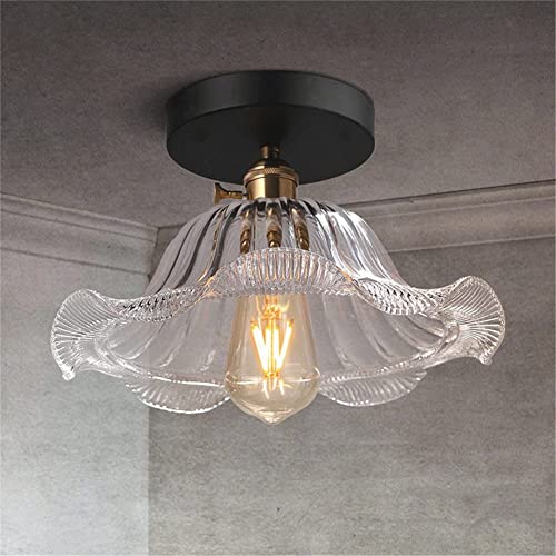 Éclairage de plafond design fleur fendue pour cuisine style ferme et art