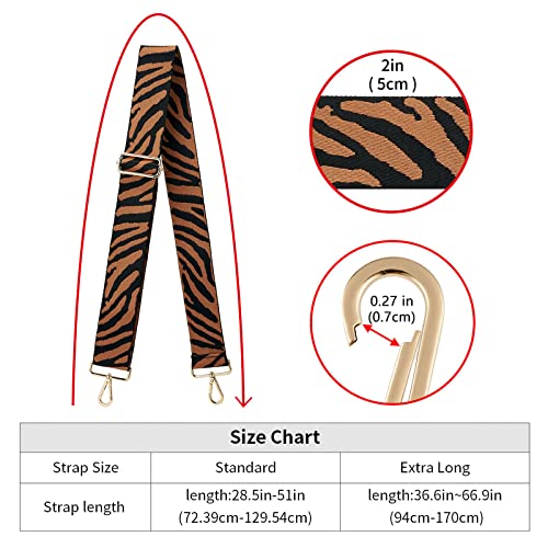 Image of ZOOEASS Wide Shoulder Strap Adjustable Replacement Belt Crossbody Canvas Bag Handbag