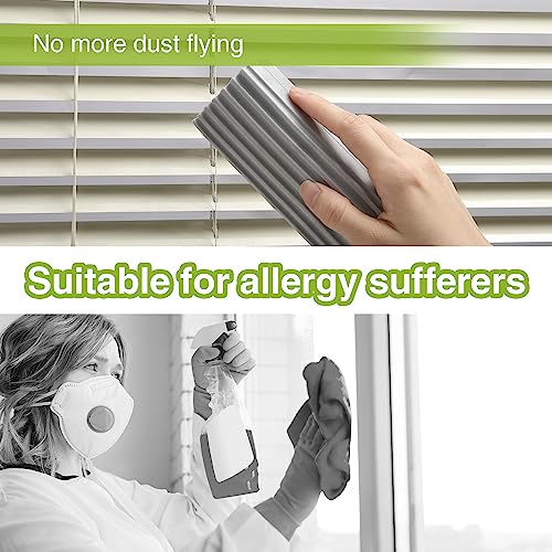 Damp Dusting Sponge Duster, Grey Dust Cleaning Sponge