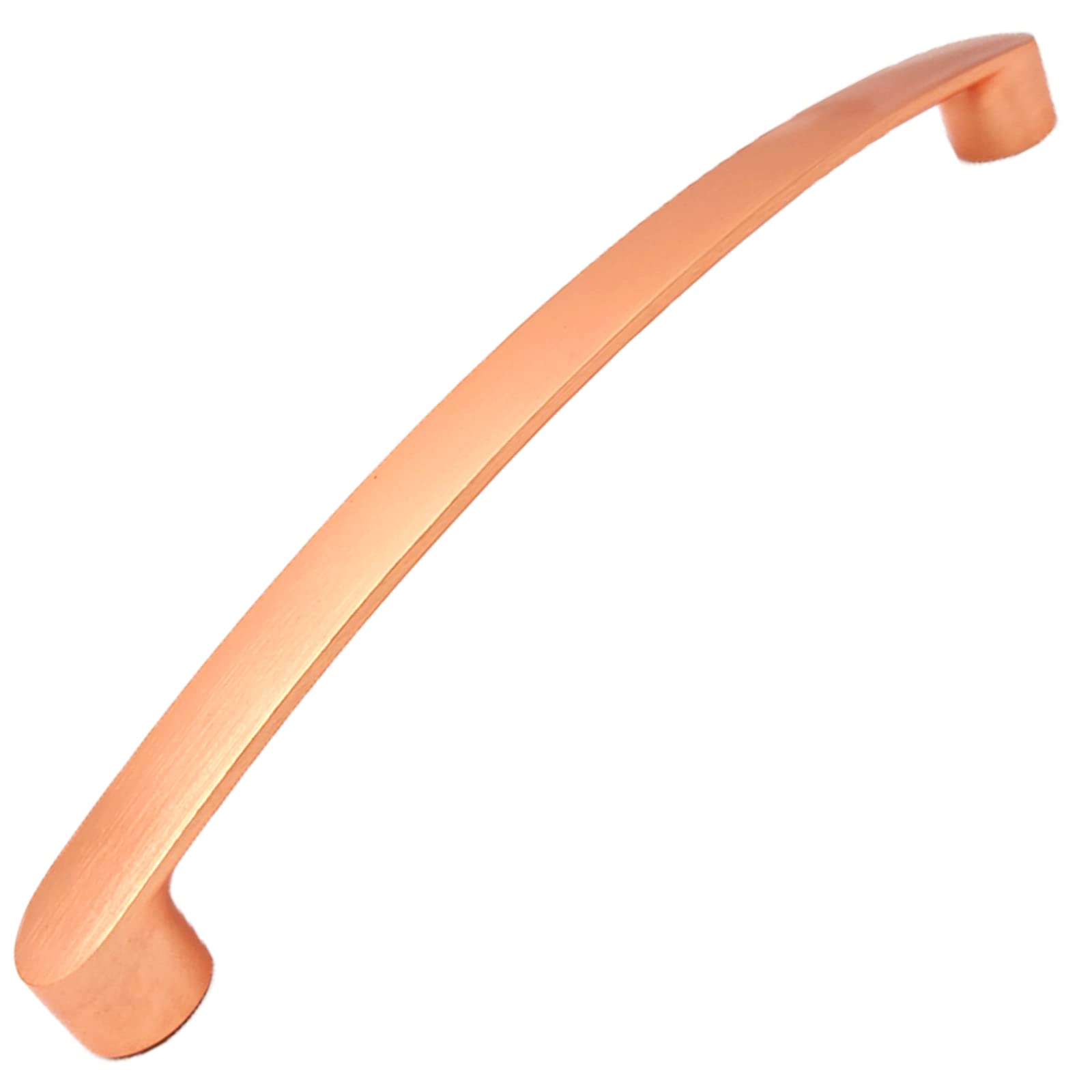 Decoranddecor Matt Rose Merle - Bow Kitchen Cabinet Handles | Cabinet Door Handles - Cupboard Door Pulls - 160Mm Hole Centre, Satin Copper