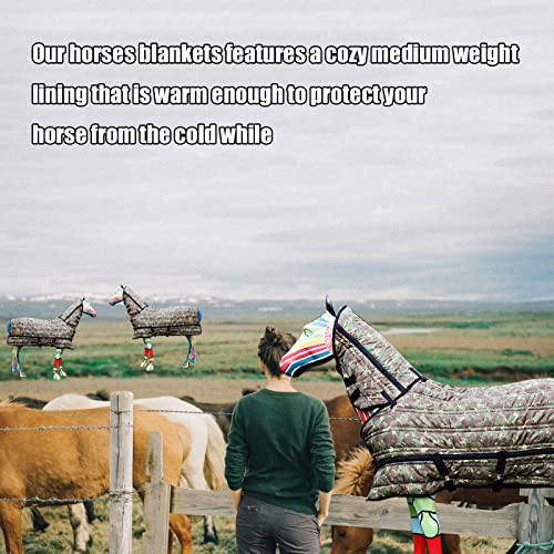 Petite couverture de cheval imperméable 1200D haut de gamme - 3
