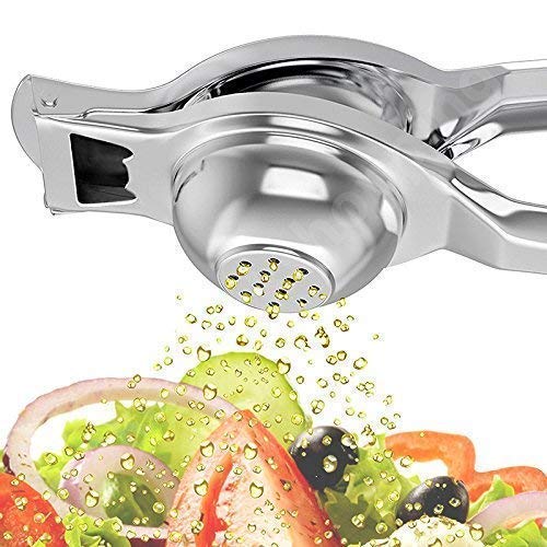 Image of kreyam's Lemon Squeezer With Bottle Opener Manual Hand Press Stainless Steel Pack of 1