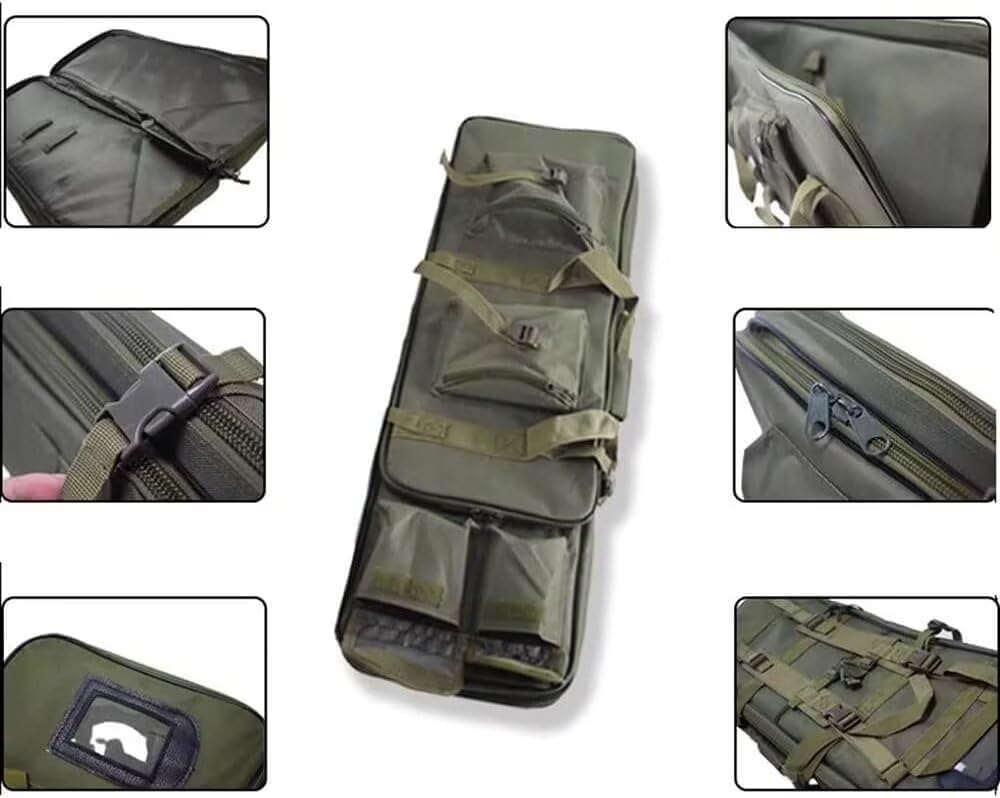 Genérico Armas Mochila para Fusil Bolsa Flexible para Fusil Bolsa Táctica para Fusil Bolsa para Pistola Airsoft Funda Escopeta Porta Caza para Almacenar Transportar