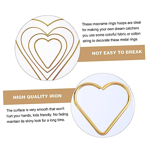 Aros de hierro decorativos TOPBATHY con acabado resistente de metal 6