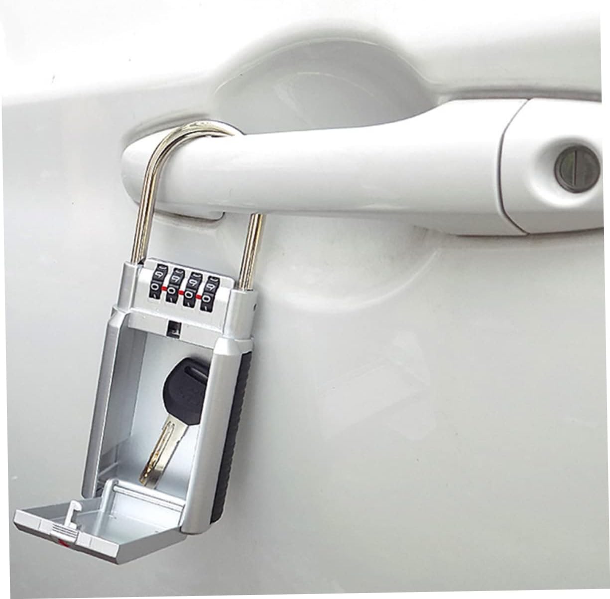 Wall Mounted Combination Key Lock Box Key Storage for Outdoor Use Secure Design for House Keys Easy Installation Finish