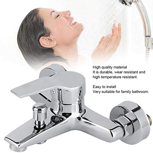 Shower Faucet Copper G1/2In Thread Wall Mounted Triple Mixer Tap Comfortable Grip For Household Bathroom Bathtub #TOP3
