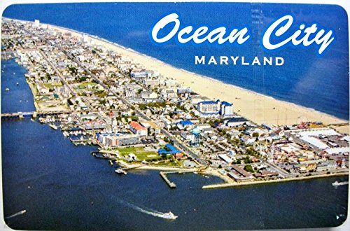 Cartas de Juego Souvenir Vista Aérea Ocean City Maryland