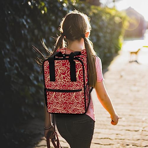 Sac à dos garçons ergonomique rouge pour soulager les épaules
