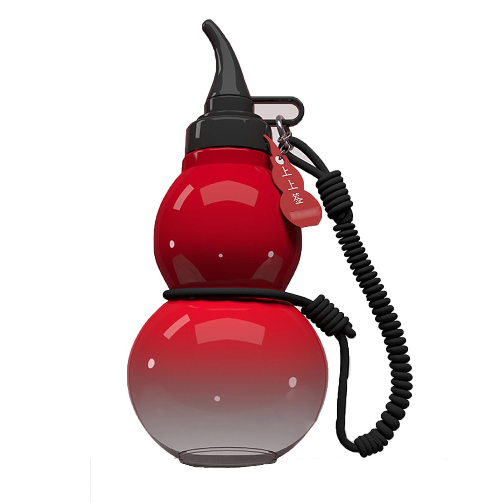 800 Ml Tritan Odporny na Ciepło Butelka na Wodę z Tykwy Uszczelnienie 360° Szczelne do Noszenia w RęKu i na Ramieniu Ravel(Red A)