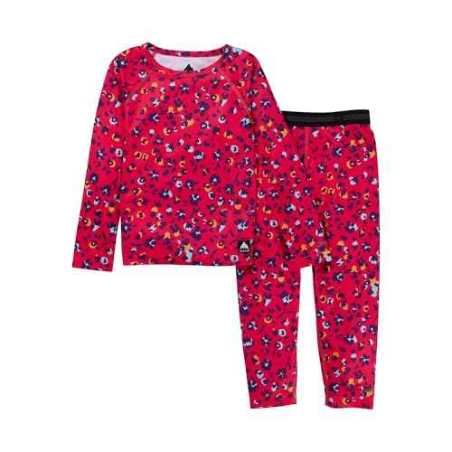 Burton Toddlers' Lightweight Base Layer Set, Wildcat Floral, 4T