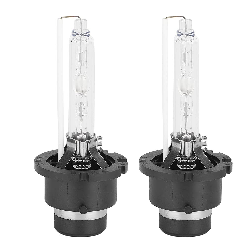 Tbest D2S Xenon-Lampen, 6000 K, 35 W, Hochwertiger, Heller, Wasserdichter Autoscheinwerfer-Ersatz für Verbesserte Fahrsicherheit bei Nacht, 2er-Pack