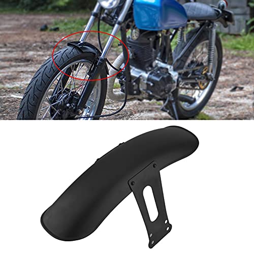 Image of Motorcycle Front Mudguard for GN125, Aluminum Alloy Fender | Dust Guard & Splash Shield | Easy Installation | Universal Fit Accessory