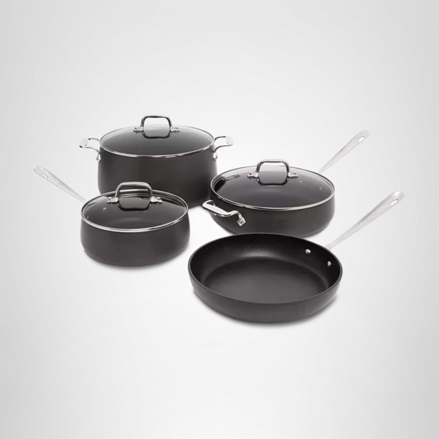 Amazon.com: All-Clad HA1 7-Piece Hard Anodized Nonstick Dishwasher