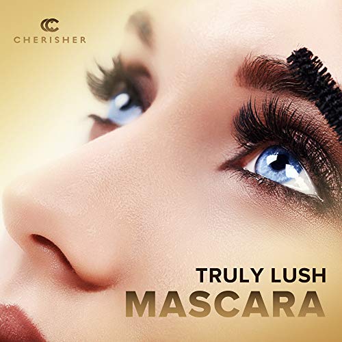Lengtening Hypoallergenic Cherish Mascara With Vitamin E | Premium Deep Black Color Gluten Free Volumizing Eye Mascara With Vitamins Makes Perfect Natural Bold Eyelashes And Care Your Sensitive Eyes #TOP7