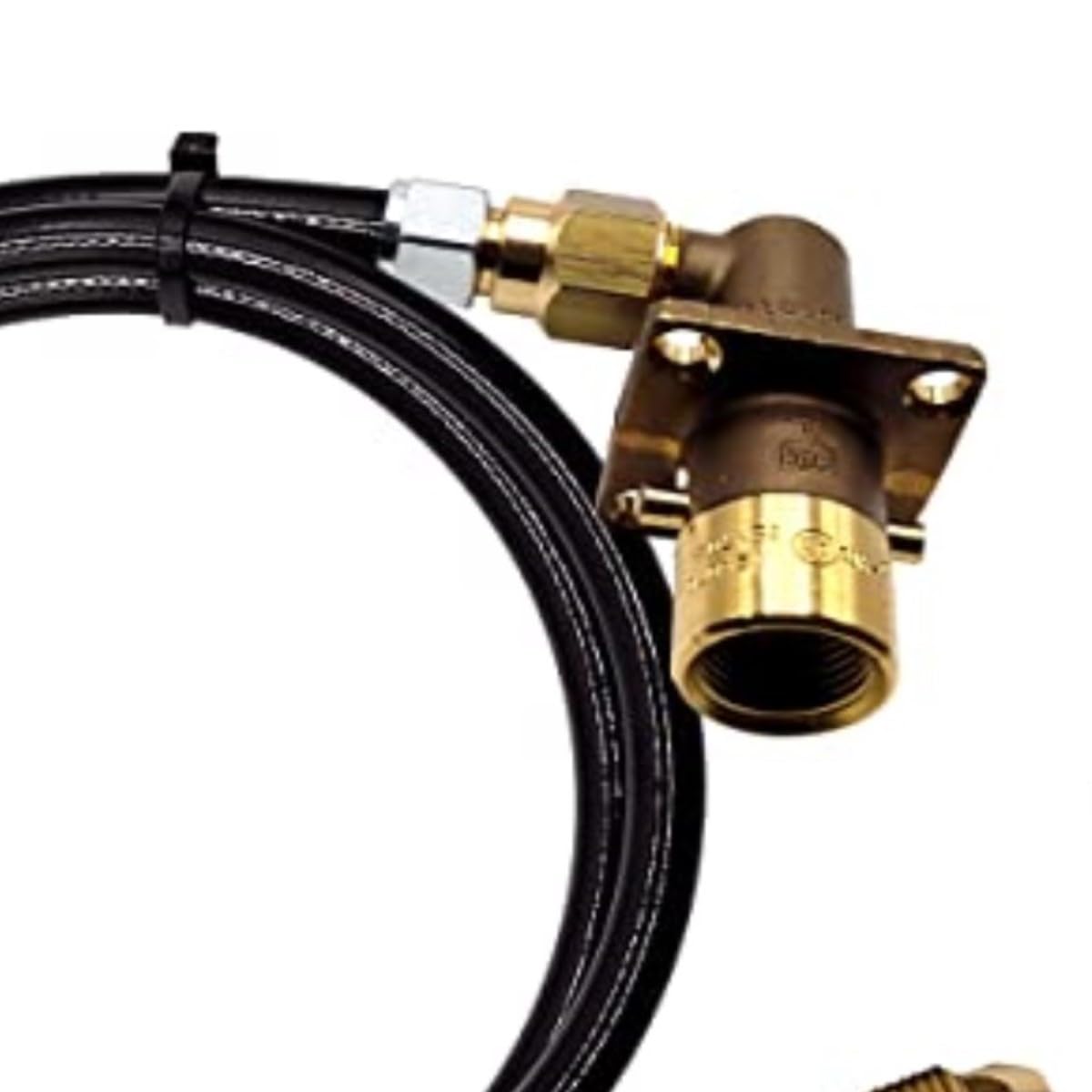 Gomet Adapter do napełniania butli gazowej LPG do bagnetu, zestaw z zaworem zwrotnym bez i rurą węża 8 mm do przyczepy kempingowej (4 m)