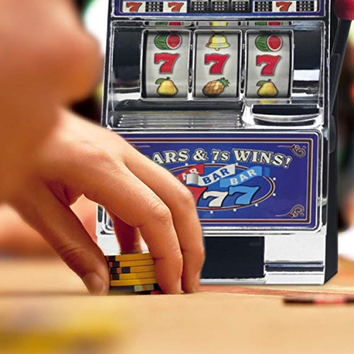 GOODS+GADGETS Einarmiger Bandit - Geldspiel-Automat Slot Machine Glücksspiel-Automat mit Casino Sound & Lichteffekten (Einarmiger Bandit)