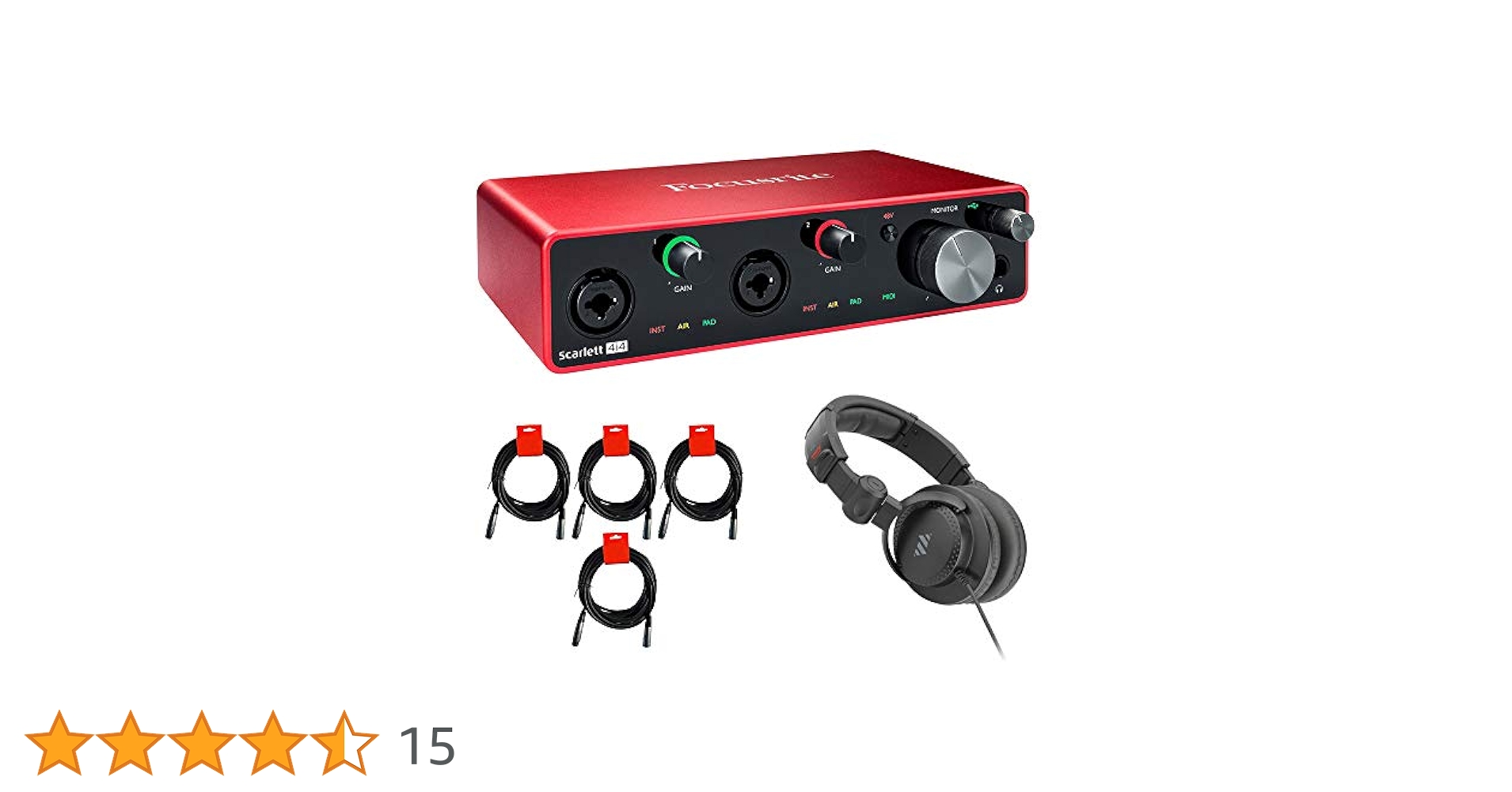 Amazon | Focusrite Scarlett 4i4 USBオーディオ/MIDI