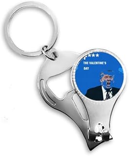 American President Grande Imagem Angry Nail Nipper Ring Chaveiro Abridor de Garrafas Cortador