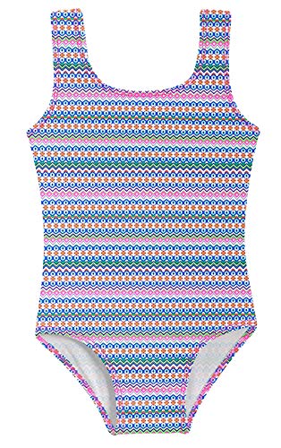 Image of Girls' UPF 50+ Swimsuit in One Piece by City Threads