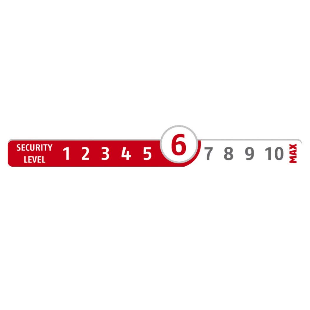 ABUS 2410 Extra Raambeveiliging, Veiligheidsslot Met Zwenkvergrendeling Voor Enkelvleugelige Ramen Verschillend Sluitend Veiligheidsniveau 6 89620 Bruin 2116528656