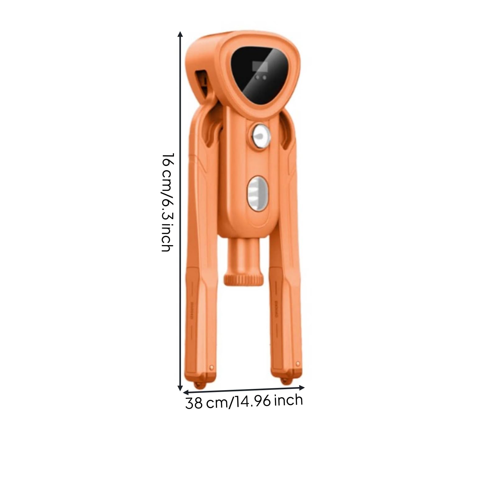 Harilla Ejercitador de Brazo Ajustable Grip de Mano Muñeca y Antebrazo Construcción con Resorte y Brazos Resistencia Ajustable y Almacenamiento Sencillo, Naranja, style to 1