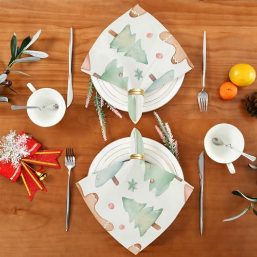 Servilletas de Tela de Navidad Set de 6 Multicolor miniatura 5