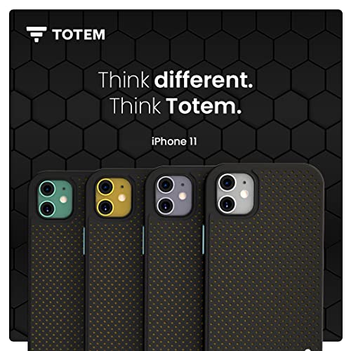 Image of Totem Graphene Case for iPhone 11 | iPhone XR Back Case Cover | 10ft Drop Protection | Heat Dissipation | Non Magsafe (TPU, Black)