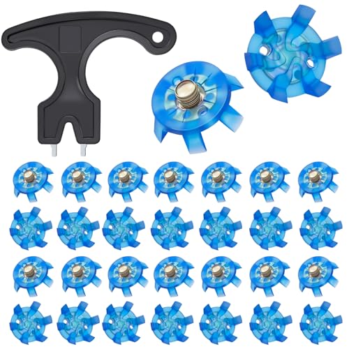31Pcs Golf Spikes Set 30 Golf Shoe Spikes Replacements with...