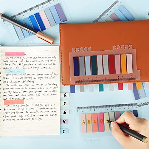 Image of Sticky Tabs Sticky Index Tabs for Annotating Books Page Markers Transparent Sticky Notes Colorful Morandi Sticky Book Tabs (1 Packs | 200 Pcs)