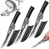 [ Facile à nettoyer ] : ce couteau à fruits est doté d'une lame en acier inoxydable de haute qualité. La surface lisse de la lame et du manche le rend simple à nettoyer après utilisation, préservant ainsi l'hygiène et la longévité.