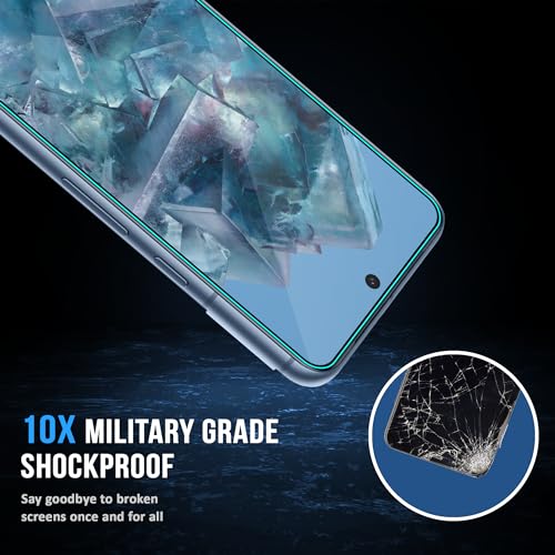Image of FIRST MART Premium Tempered Glass for Google Pixel 8 Pro 5G with Edge to Edge Coverage and Easy Installation Kit, Pack of 1