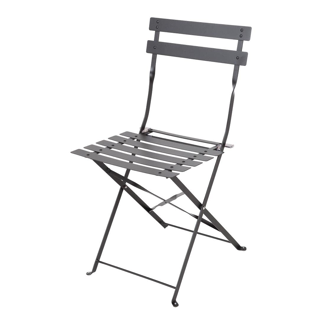 Bolero gh553 2 x sedie in stile nazionale per interni ed esterni, 800 mm x 387 mm x 471 mm, Nero